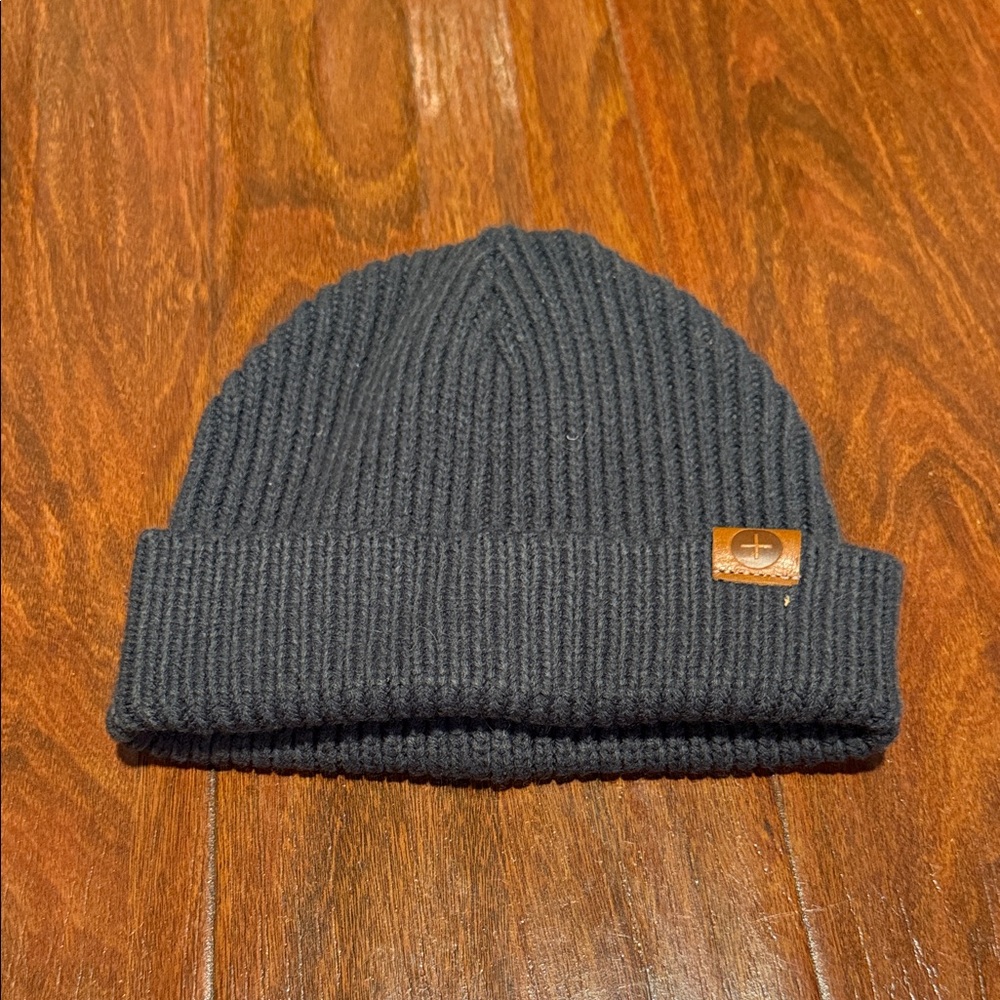 Port Authority Charcoal Ribbed Knit Beanie